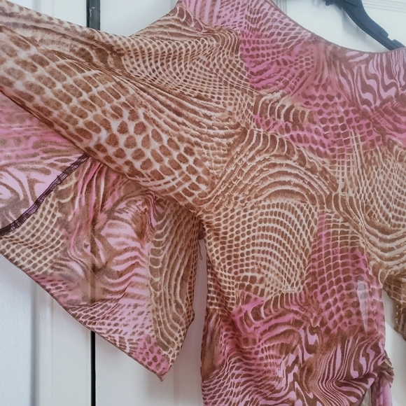 UNYX cape sleeve tie side SzOS - Picture 2 of 2